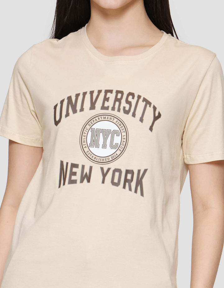 Nevada Solid Reguler Comb University Nyc Kaos Wanita