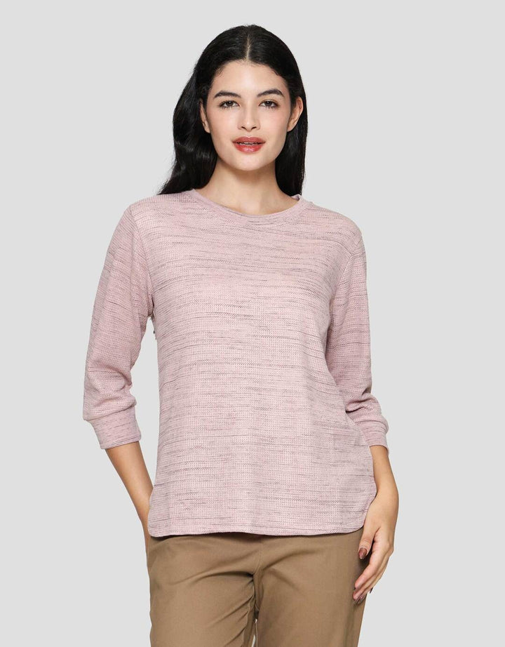 Connexion Waffle Slub Kaos Wanita