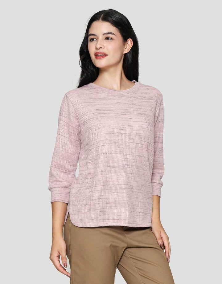 Connexion Waffle Slub Kaos Wanita