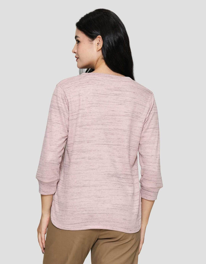 Connexion Waffle Slub Kaos Wanita