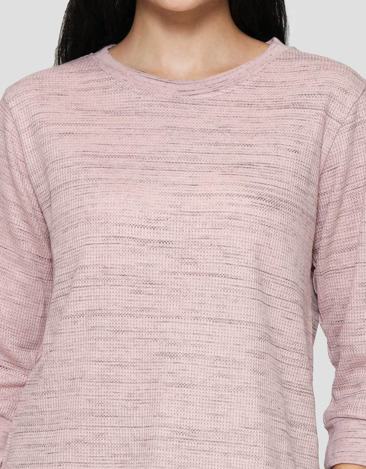 Connexion Waffle Slub Kaos Wanita
