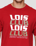 Lois Print Brand Club Kaos Pria