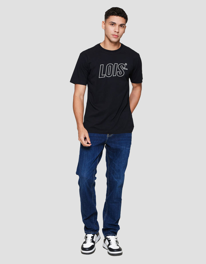 Lois Round Neck Kaos Lengan Pendek Pria