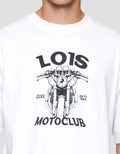 Lois Print Moto Club Kaos Lengan Pendek Pria