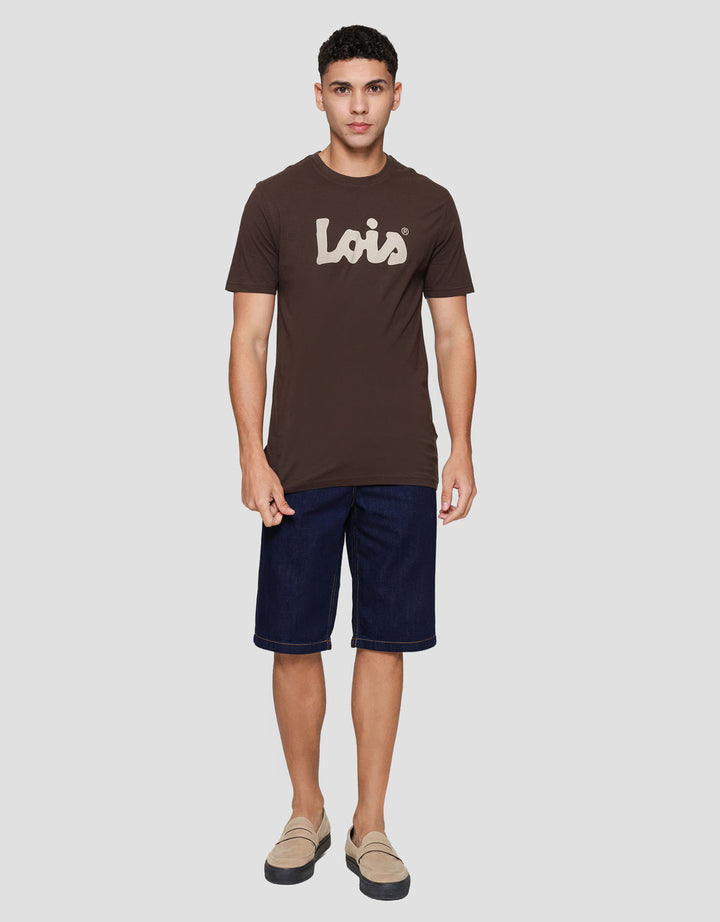 Lois Print Brand Kaos Pria