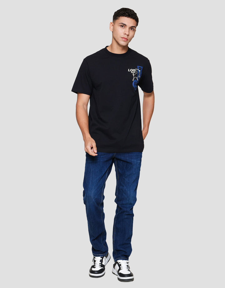 Lois Print Bigbull Kaos Pria