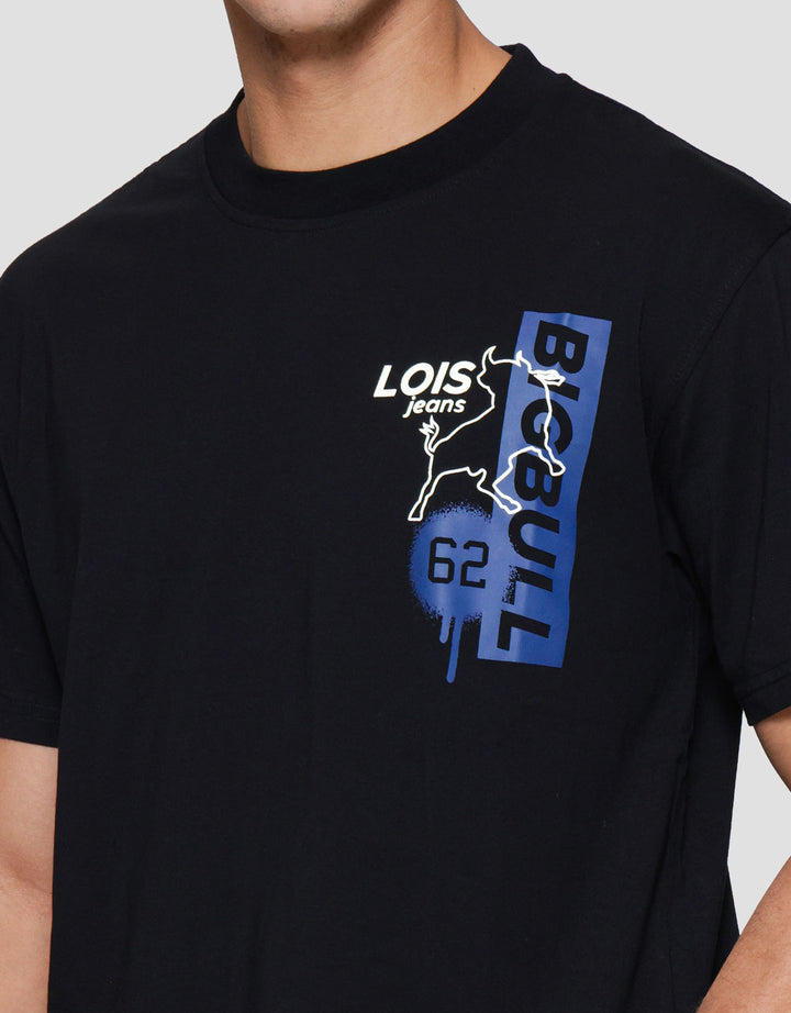 Lois Print Bigbull Kaos Pria