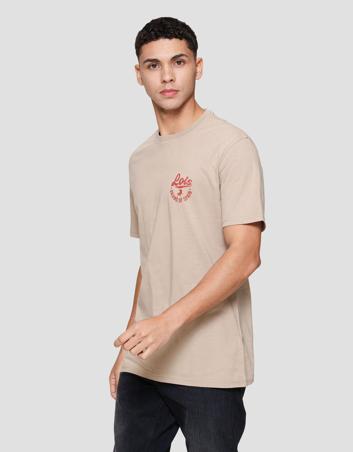 Lois Print Brand Of Spain Kaos Pria