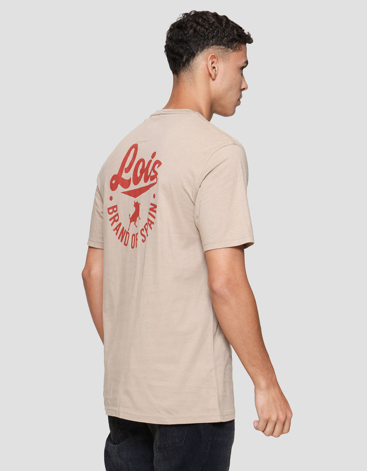 Lois Print Brand Of Spain Kaos Pria