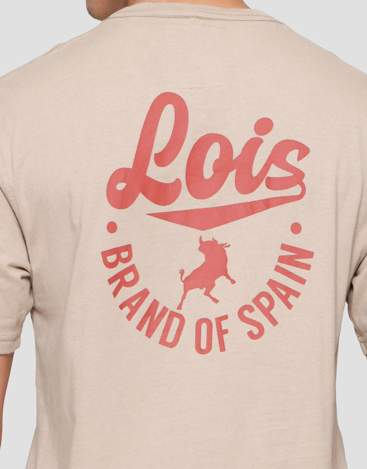 Lois Print Brand Of Spain Kaos Pria