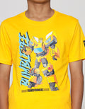 Character Bumblebee Standing Logo Kaos Anak Laki-laki