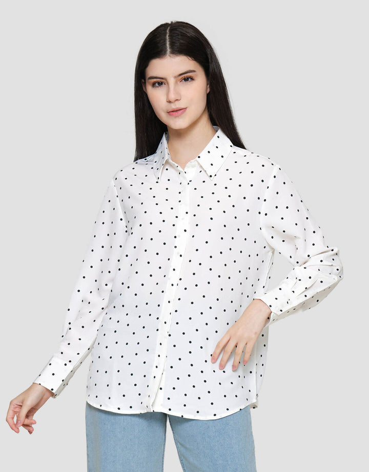 Connexion Polkadot Kemeja Wanita