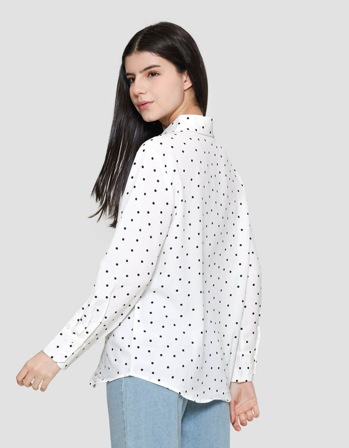 Connexion Polkadot Kemeja Wanita