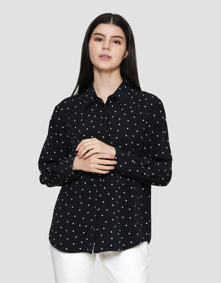 Connexion Polkadot Kemeja Wanita