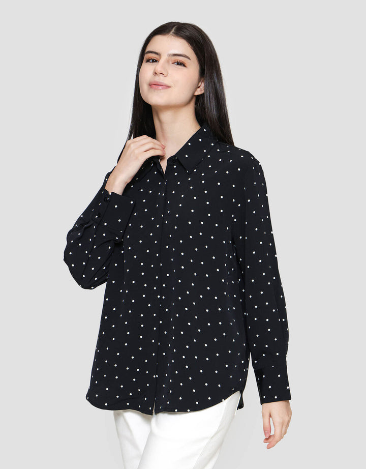 Connexion Polkadot Kemeja Wanita