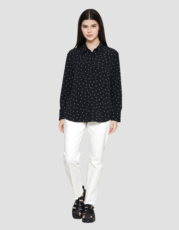 Connexion Polkadot Kemeja Wanita