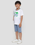 Little M Dino Lets Partyn Pakaian Anak Laki-laki