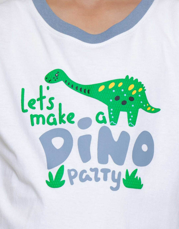 Little M Dino Lets Partyn Pakaian Anak Laki-laki