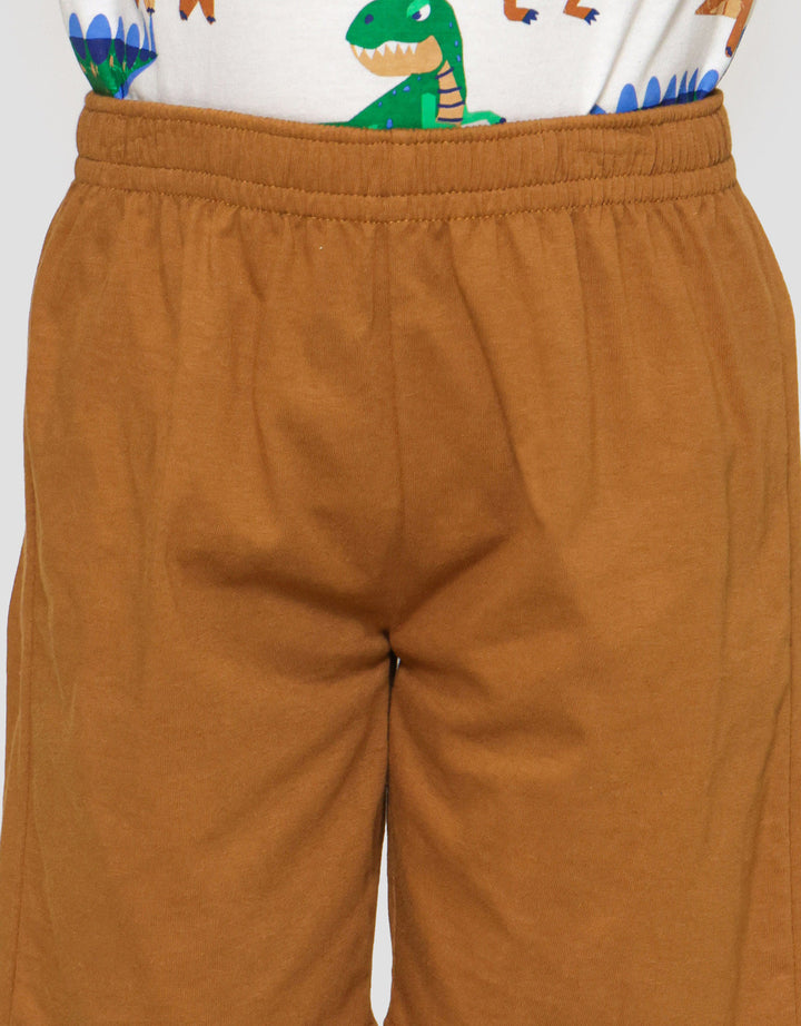 Little M Fullprint Dino Pakaian Setelan Anak Laki-laki