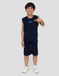 Little M Singlet Nycn Pakaian Anak Laki-laki