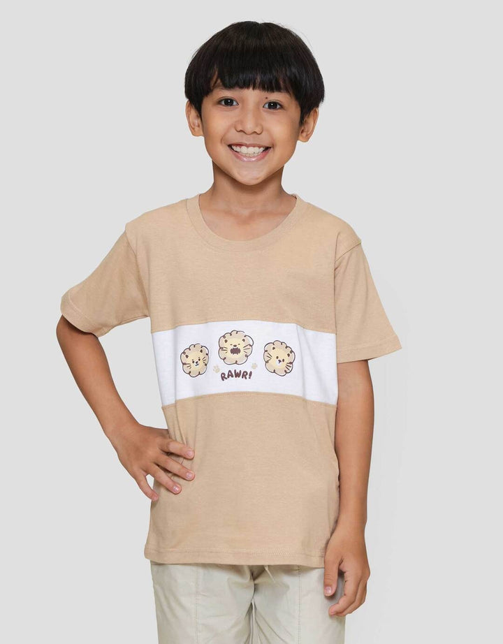Little M Komb Rawr Lion Kaos Anak Laki-laki