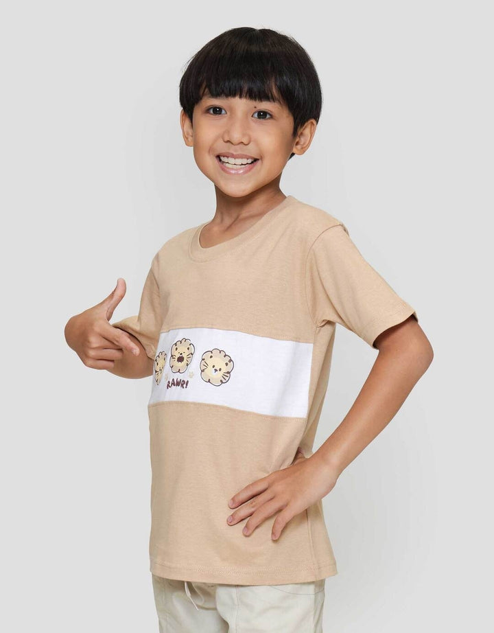 Little M Komb Rawr Lion Kaos Anak Laki-laki