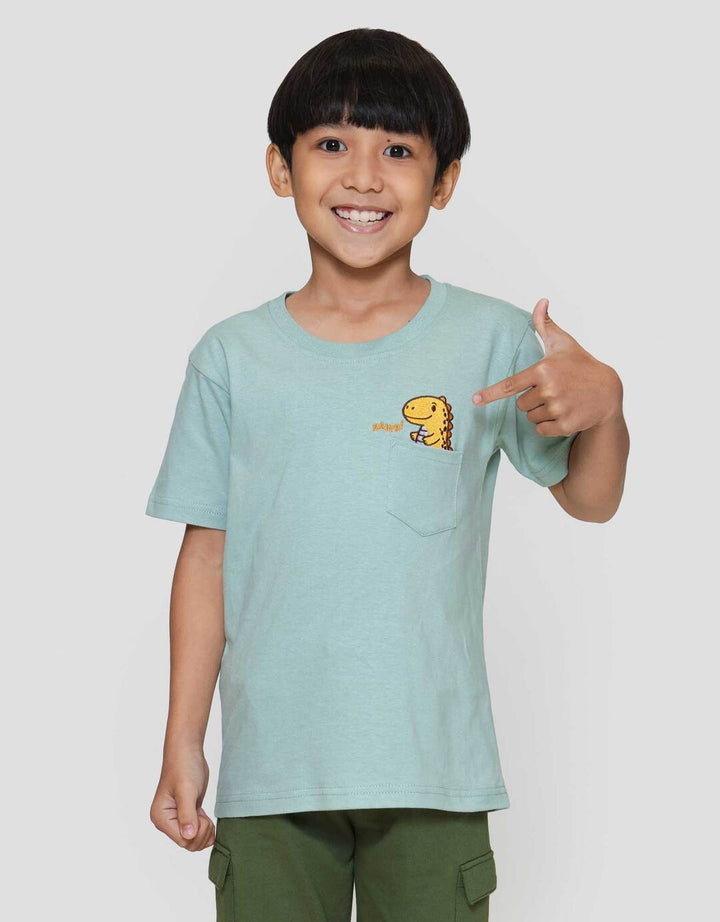 Little M Ktg Bdr Dn Roarr Kaos Anak Laki-laki