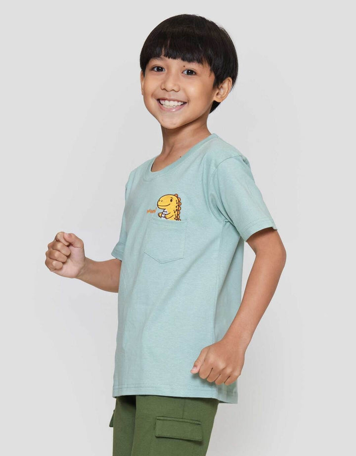 Little M Ktg Bdr Dn Roarr Kaos Anak Laki-laki