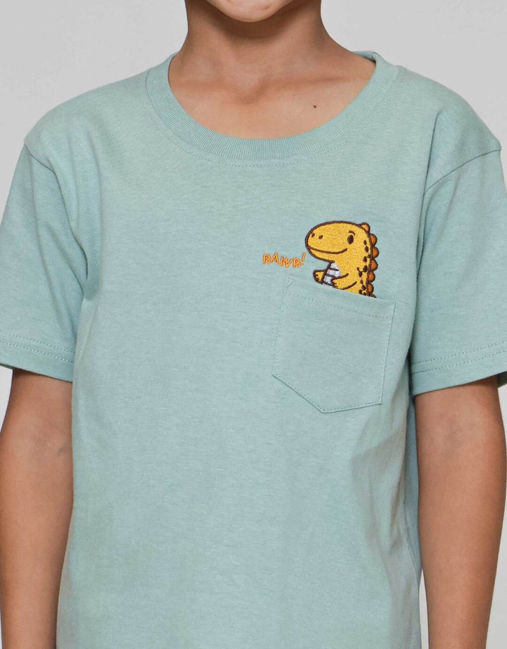 Little M Ktg Bdr Dn Roarr Kaos Anak Laki-laki