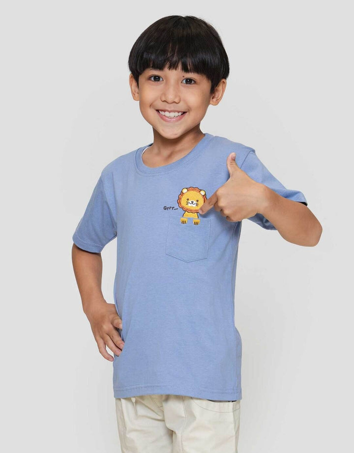 Little M Ktg Bdr Lion Kaos Anak Laki-laki