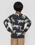 Little M Print Dino Sweater Anak Laki-laki