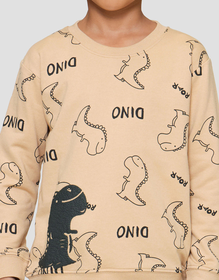 Little M Print Sweater Anak Laki-laki