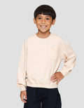 Little M Oversize Cut Sewn Great Crew Sweater Anak Laki-laki