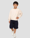 Little M Oversize Cut Sewn Great Crew Sweater Anak Laki-laki