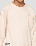 Little M Oversize Cut Sewn Great Crew Sweater Anak Laki-laki