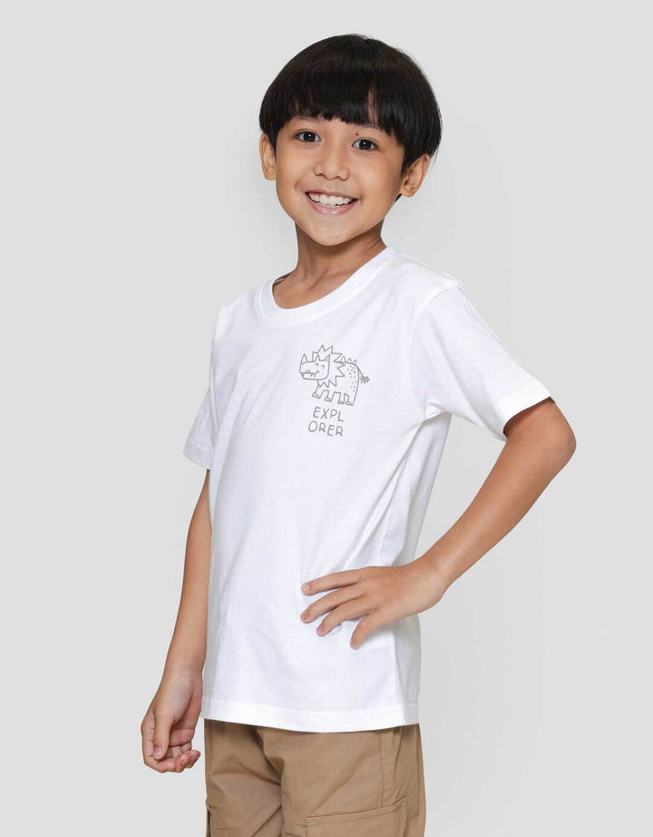 Little M Explore Rhino Kaos Anak Laki-laki