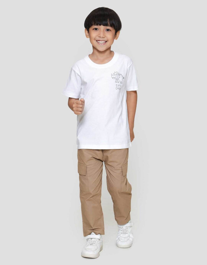 Little M Explore Rhino Kaos Anak Laki-laki