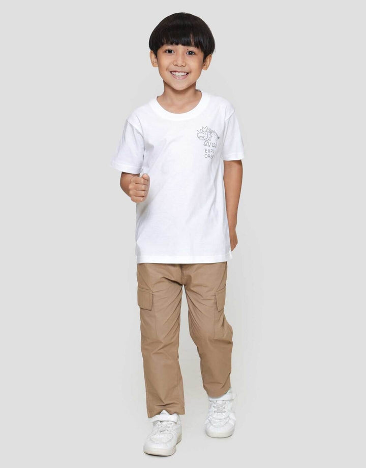 Little M Explore Rhino Kaos Anak Laki-laki