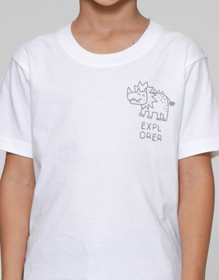 Little M Explore Rhino Kaos Anak Laki-laki