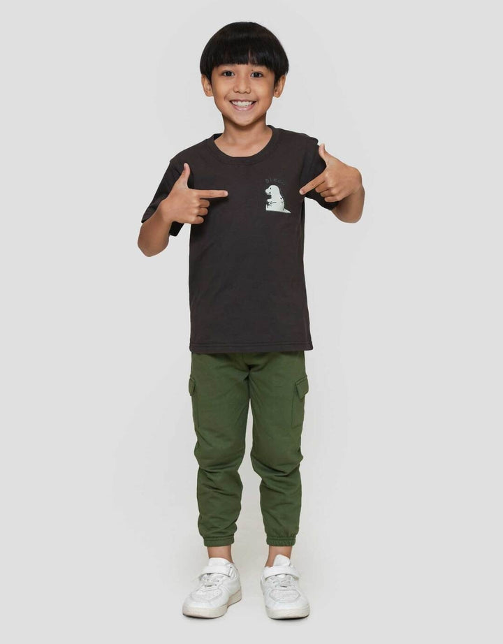 Little M Ss Dino Smile Kaos Anak Laki-laki