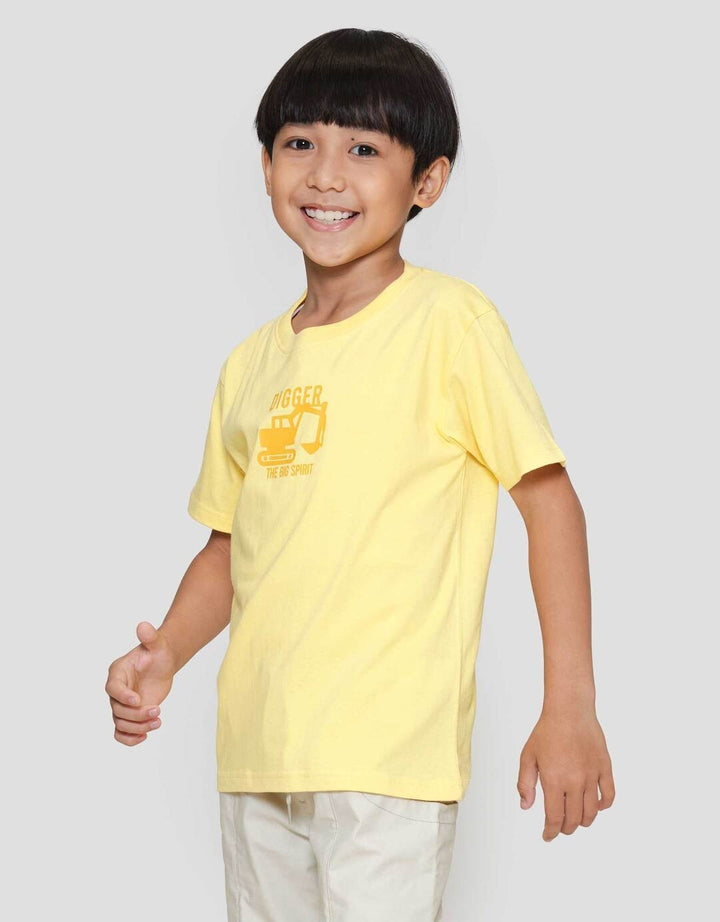 Little M Digger Kaos Anak Laki-laki