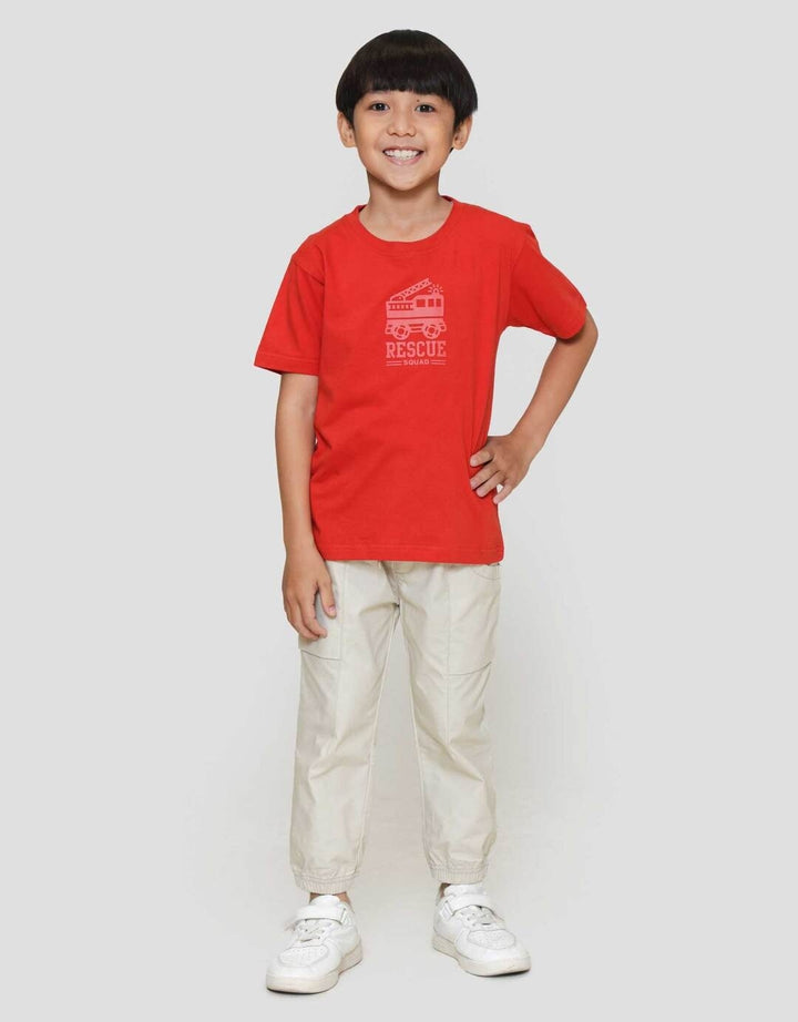 Little M Rescue Kaos Anak Laki-laki