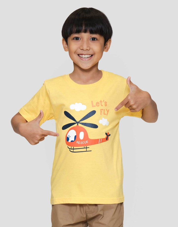 Little M Lets Fly Kaos Anak Laki-laki