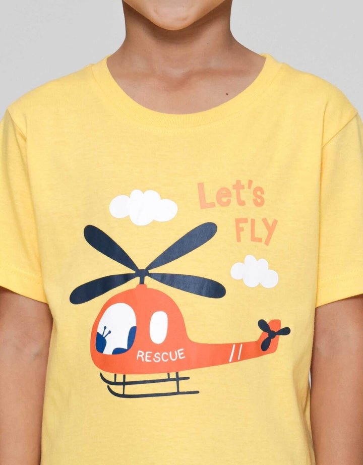 Little M Lets Fly Kaos Anak Laki-laki