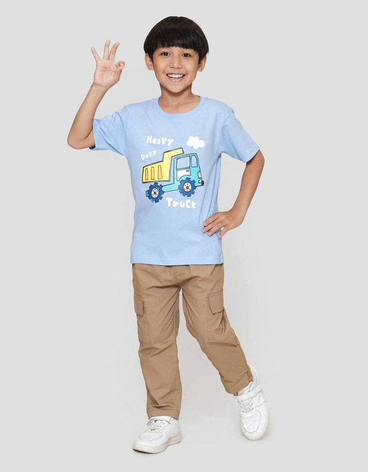 Little M Truck Heavy Duty Kaos Anak Laki-laki