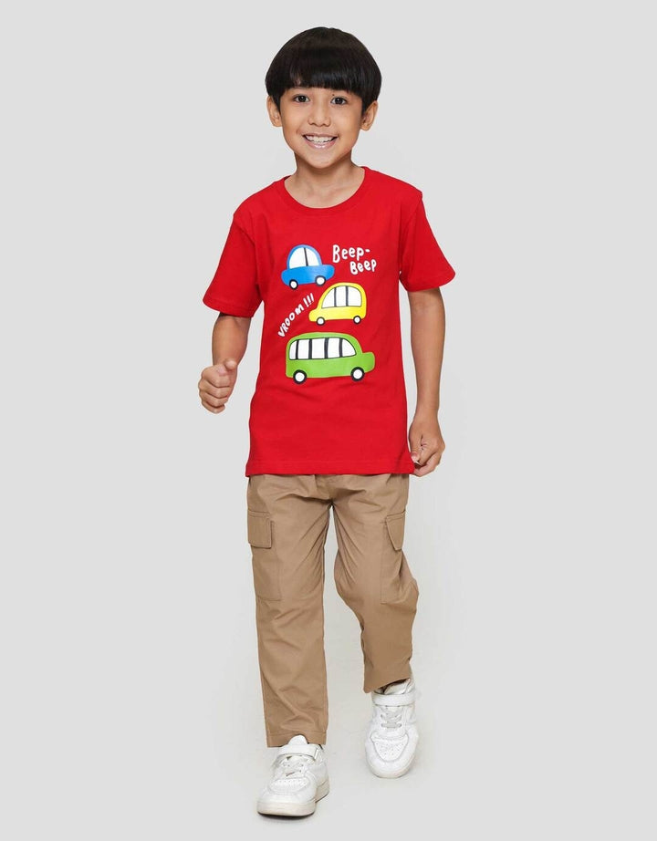 Little M Vroom Beep Beep Kaos Anak Laki-laki