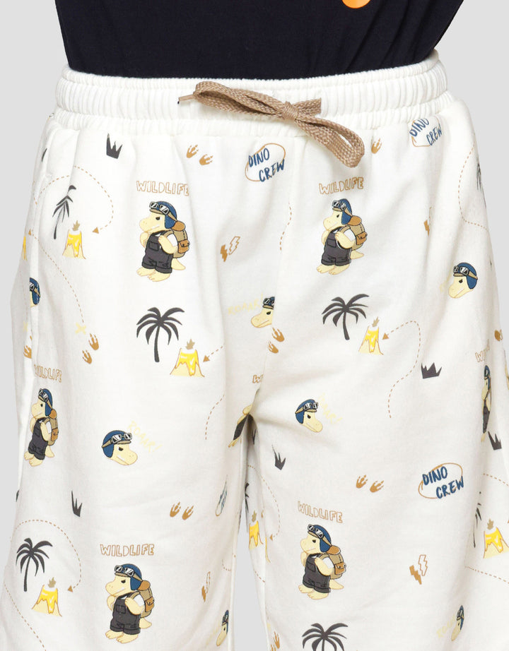 Little M Print D Crew Celana Pendek Anak Laki-laki