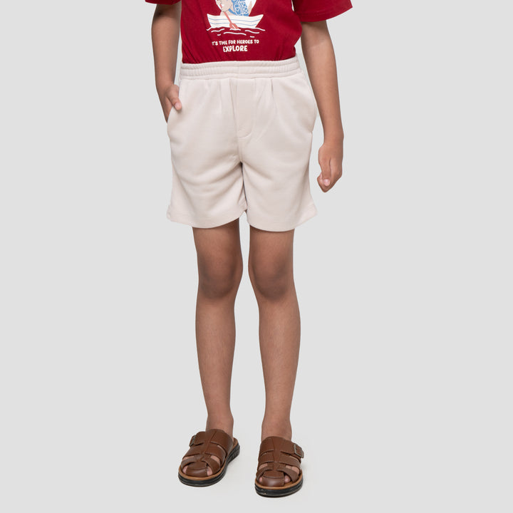 Little M Texture Kantong Celana Pendek Anak Laki-laki