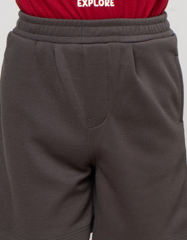 Little M Texture Kantong Celana Pendek Anak Laki-laki