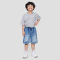 Little M Wash Karet Celana Denim Anak Laki-laki
